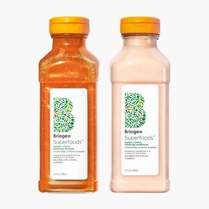 Briogeo Superfoods Mango + Cherry Balancing Shampoo + Conditioner Duo